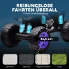 Aiyaplay kinder elektrische quad, 24v elektrisch voertuig met 4 wielen, koplampen, usb aansluiting, mp3 functie, 6,5 km/u, 3 8 jaar 8