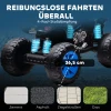 Aiyaplay kinder elektrische quad, 24v elektrisch voertuig met 4 wielen, koplampen, usb aansluiting, mp3 functie, 6,5 km/u, 3 8 jaar 8