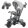 Aiyaplay kinderdriewieler, 6 in 1 buggy voor peuters, met duwstang, verstelbare zitting, opvouwbaar ontwerp, veiligheidsnet, grijs 1