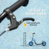 Aiyaplay kinderstep met verstelbare stuur, grote wielen, parkeerstandaard, handrem, voor kinderen van 5 12 jaar, blauw 6