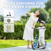 Aiyaplay kinderstep met verstelbare stuur, grote wielen, parkeerstandaard, handrem, voor kinderen van 5 12 jaar, blauw 8