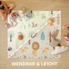 Aiyaplay speelmat baby 196 x 176 x 1,5 cm opvouwbaar dubbelzijdige kruipmat meerkleurig 5