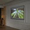 Beamer scherm 203 x 152 cm 100 inch 4:3/ 16:9 handmatige projectiescherm voor thuisbioscoop 2