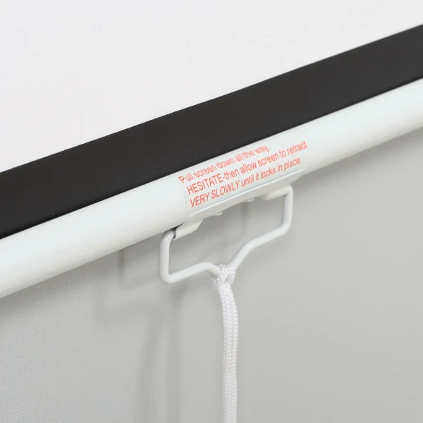 Beamer scherm 203 x 152 cm 100 inch 4:3/ 16:9 handmatige projectiescherm voor thuisbioscoop 9