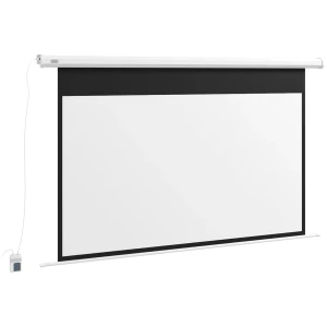 Beamer scherm, projectiescherm, 16:9, 84 inch, afstandsbediening, motor 1