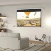 Beamer scherm, projectiescherm, 16:9, 84 inch, afstandsbediening, motor 2