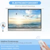 Beamer scherm, projectiescherm, 16:9, 84 inch, afstandsbediening, motor 5