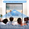 Beamer scherm, projectiescherm, 16:9, 84 inch, afstandsbediening, motor 6