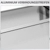 Deuroverkapping, bescherming tegen regen, wind en hagel, polycarbonaat, aluminium, 110 x 60 x 18 cm, grijs 8