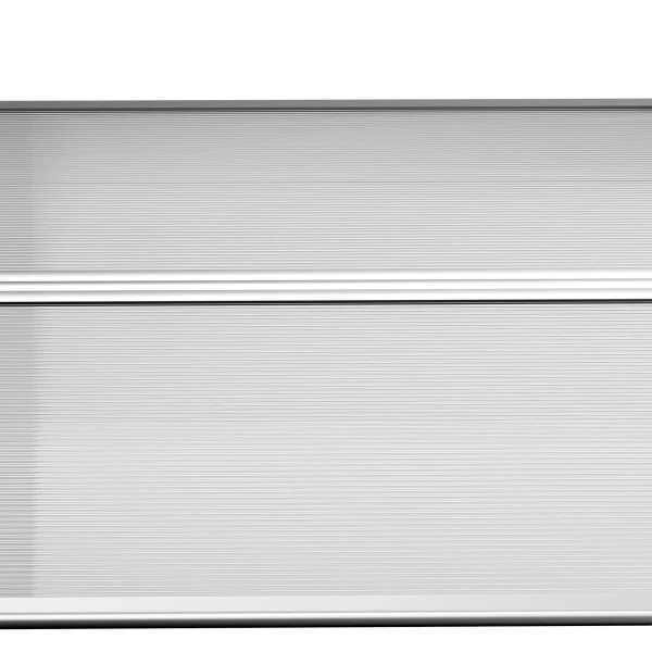 Deuroverkapping, bescherming tegen regen, wind en hagel, polycarbonaat, aluminium, 110 x 60 x 18 cm, grijs 9