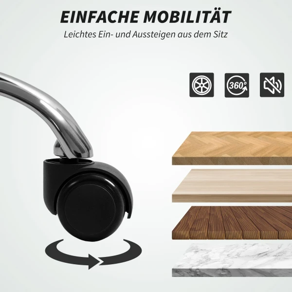 Ergonomische bureaustoel, kantelbare rugleuning, voetensteun, zachte stof, lichtbruin 9