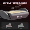 Ergonomische gaming stoel met 3d armleuningen, verstelbaar, rolbare bureaustoel met lendensteun, grijs 6
