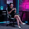 Gaming stoel met voetensteun, computerstoel met hoofdsteun & kussen, kunstlederen bekleding, draaibaar, in hoogte verstelbaar, metaal, kunststof, zwart+wit 10