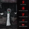 Halloween decoratie, skelet/zombie, beweegbaar, bewegingssensor, leds & geluiden, 75 cm 8
