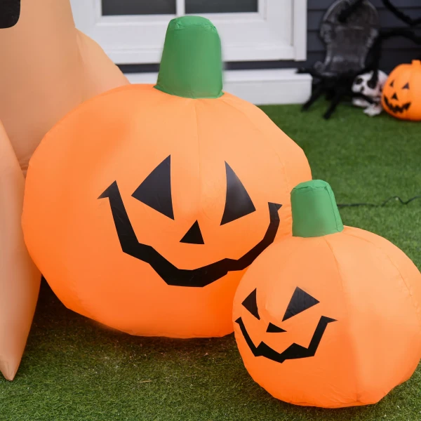 Halloween opblaasbaar spookachtig spook luchtfiguur oplichtend decor 120/ 240 cm (opblaasbare spookboom) 9