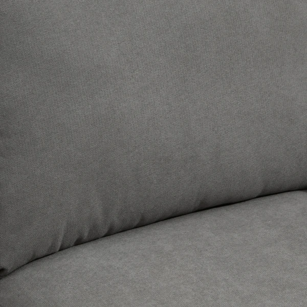 Hoekbank met slaapfunctie, 3 zits bank met bedlade en kussens, hoekbank, l vormige bank, stoffen bekleding, grijs 10