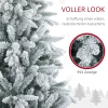 Kerstboom 180 cm, besneeuwd, brandvertragend, metalen voet, vormbare takken, groen 6