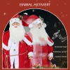Kerstmanfiguur, beweegbaar, met geluidssensor, lachen & muziek, 140 cm, rood 6