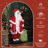 Kerstmanfiguur, beweegbaar, met geluidssensor, lachen & muziek, 140 cm, rood 7