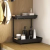 Keukenrek, hoogteverstelbaar staand rek met 2 manden, koffiebar 40 x 30 x 33,5 42 cm 9