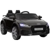 Kinder elektrische auto audi, met 2,4g afstandsbediening, muziek, claxon, led, usb, voor kinderen 3 5 jaar, zwart 1