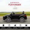 Kinder elektrische auto audi, met 2,4g afstandsbediening, muziek, claxon, led, usb, voor kinderen 3 5 jaar, zwart 7