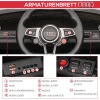 Kinder elektrische auto audi, met 2,4g afstandsbediening, muziek, claxon, led, usb, voor kinderen 3 5 jaar, zwart 8