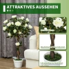 Kunstboom, kunstmatige plant in cementpot, kunstplant 6
