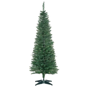Kunstmatige kerstboom, inclusief standaard en kerstster, 1,5 m, groen 1