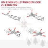 Kunstmatige kerstboom, inclusief standaard en kerstster, 1,5 m, groen 6