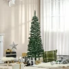 Kunstmatige kerstboom, inclusief standaard en kerstster, 1,5 m, groen 9