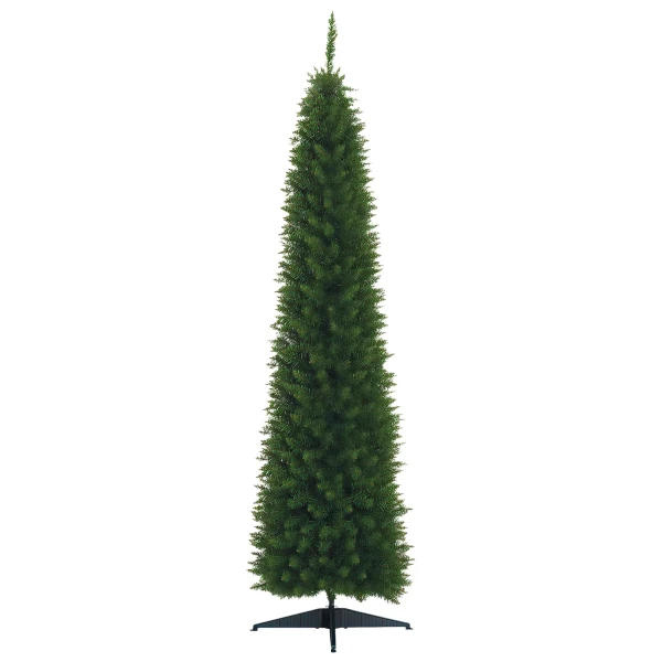 Kunstmatige kerstboom, inclusief standaard en kerstster, 2,1 m, groen 1