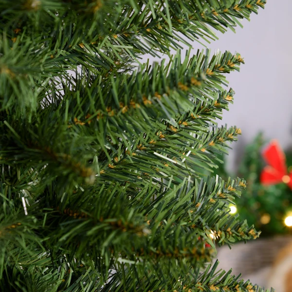 Kunstmatige kerstboom, inclusief standaard en kerstster, 2,1 m, groen 10