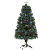 Kunstmatige kerstboom, led verlichting, sterrenpunt, 66 cm x 66 cm x 120 cm, groen 1