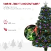 Kunstmatige kerstboom, led verlichting, sterrenpunt, 66 cm x 66 cm x 120 cm, groen 6