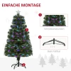 Kunstmatige kerstboom, led verlichting, sterrenpunt, 66 cm x 66 cm x 120 cm, groen 7