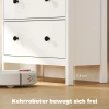 Ladekast met 4 lades, voor kleding & beddengoed, woonkamer, slaapkamer, gang, spaanplaat, wit 7