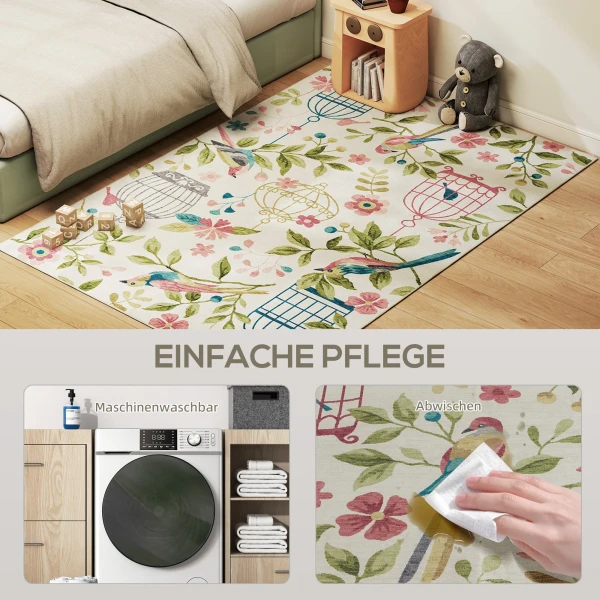 Landtapijt, veelzijdig inzetbaar, polyester, gemakkelijk te onderhouden, antislip, kleurrijk 6