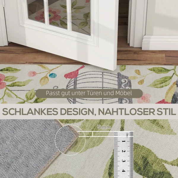 Landtapijt, veelzijdig inzetbaar, polyester, gemakkelijk te onderhouden, antislip, kleurrijk 7