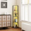 Led staande lamp 5 traps dimbaar staande lamp met plank, rgb kleurverandering, afstandsbediening 8