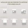 Machinaal geweven tapijt, 15 mm hoog, veelzijdig inzetbaar, antislip, crème wit 7