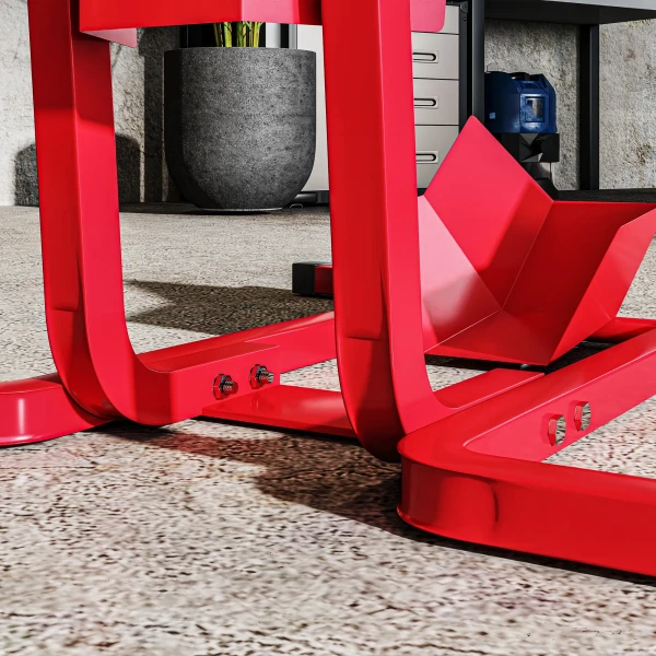 Motorfietsstandaard voor 17 21", 430 530 mm voorwiel, verstelbaar, gemaakt van metaal rood 10