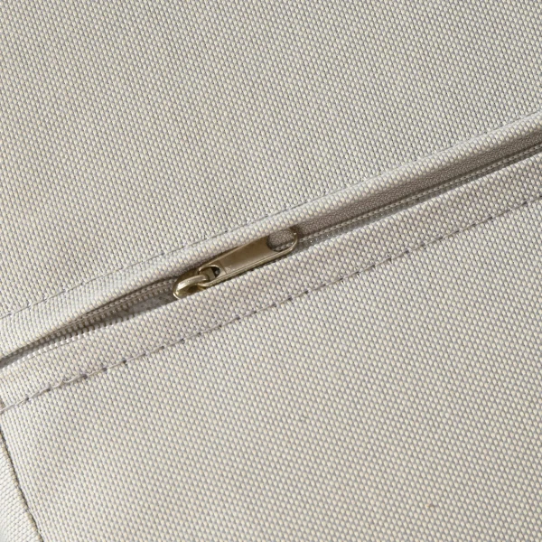 Polyrattan tuinstoel en kruk, verstelbare rugleuning, lichtbruin/grijs/zwart 9