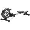 Roeiapparaat, opvouwbaar, stille aluminium frame, lcd monitor, 8 niveaus weerstand, zwart/zilver 1