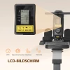 Roeiapparaat, opvouwbaar, stille aluminium frame, lcd monitor, 8 niveaus weerstand, zwart/zilver 6