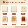 Set bestaande uit 1,7 l waterkoker en broodrooster met 6 bruiningsniveaus, grijs 7