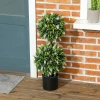 Set van 2 kunstplanten, uv bestendige kunstplant in bloempot, 70 cm kamerplant voor woonkamer, tuin 10