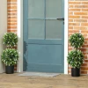 Set van 2 kunstplanten, uv bestendige kunstplant in bloempot, 70 cm kamerplant voor woonkamer, tuin 2