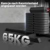 Sportnow multifunctioneel trainingsstation met 65 kg gewichtsblok, verstelbaar, voor thuis training, staal, kunstleer 8