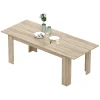 Uitschuifbare eettafel, uitbreidbaar van 180 naar 260 cm, voor 6 10 personen, hout 1
